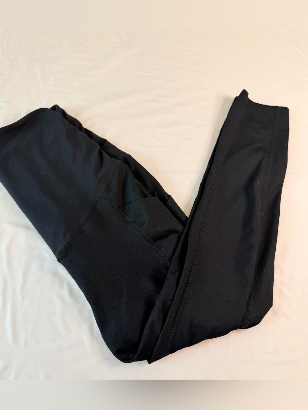 Zella Maternity High Rise Leggings Black Size M 23” Inseam